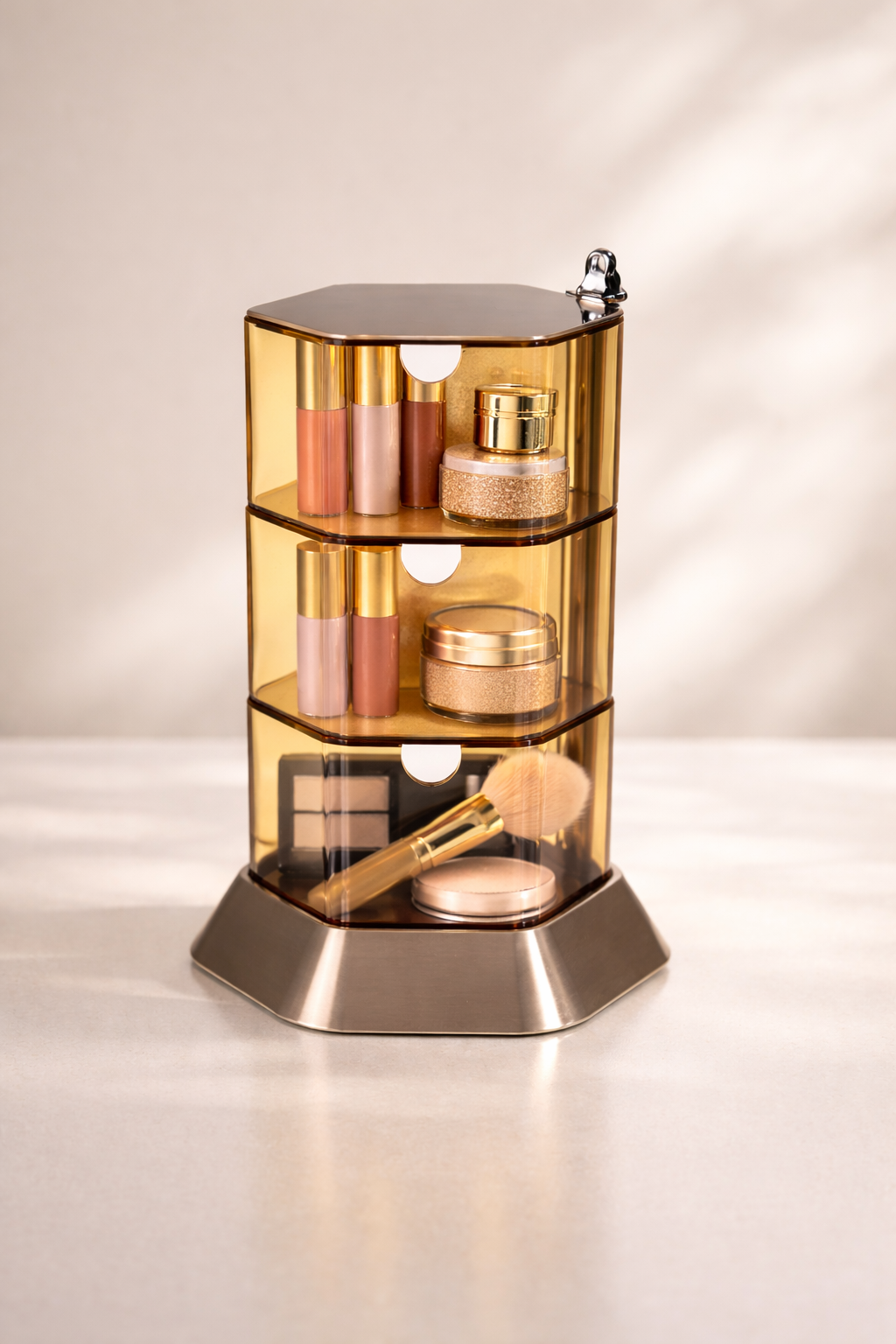 Organizador de joyeria estante giratorio