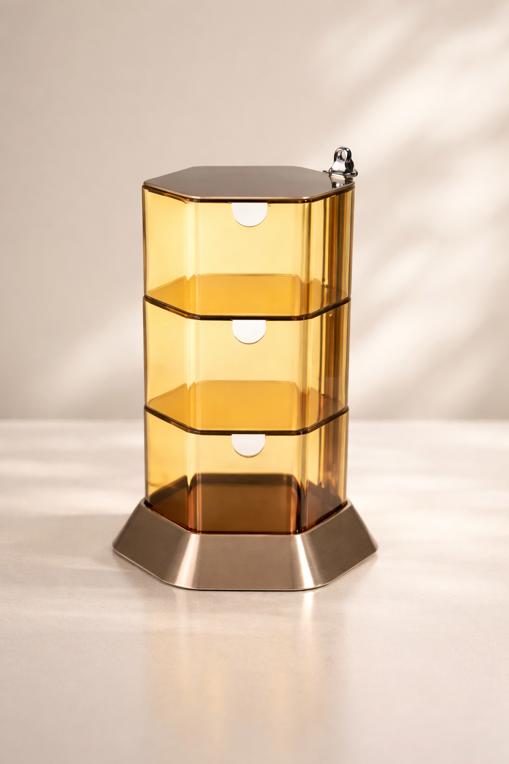 Organizador de joyeria estante giratorio